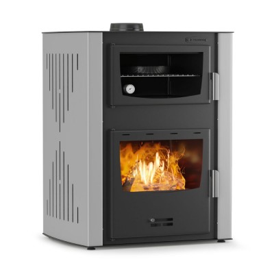 Wood burning stove with back boiler and oven Balkan Energy ATS HYDRO ΜΑSΙΝΑ 90-30, 35kW - Product Comparison