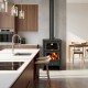 Wood burning stove with oven Prity FG 14,2kW, Log | Wood Burning Stoves | Stoves |