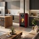 Wood burning stove with oven Prity K2 GT F Red, 8.1 kW | Wood Burning Stoves | Stoves |