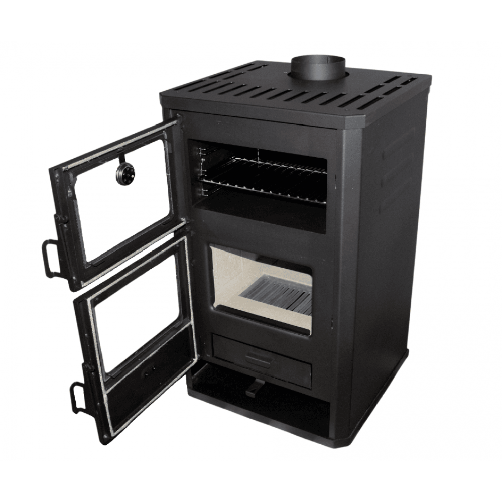 Wood burning stove with oven Prity FG D, 14,2kW | Wood Burning Stoves | Stoves |