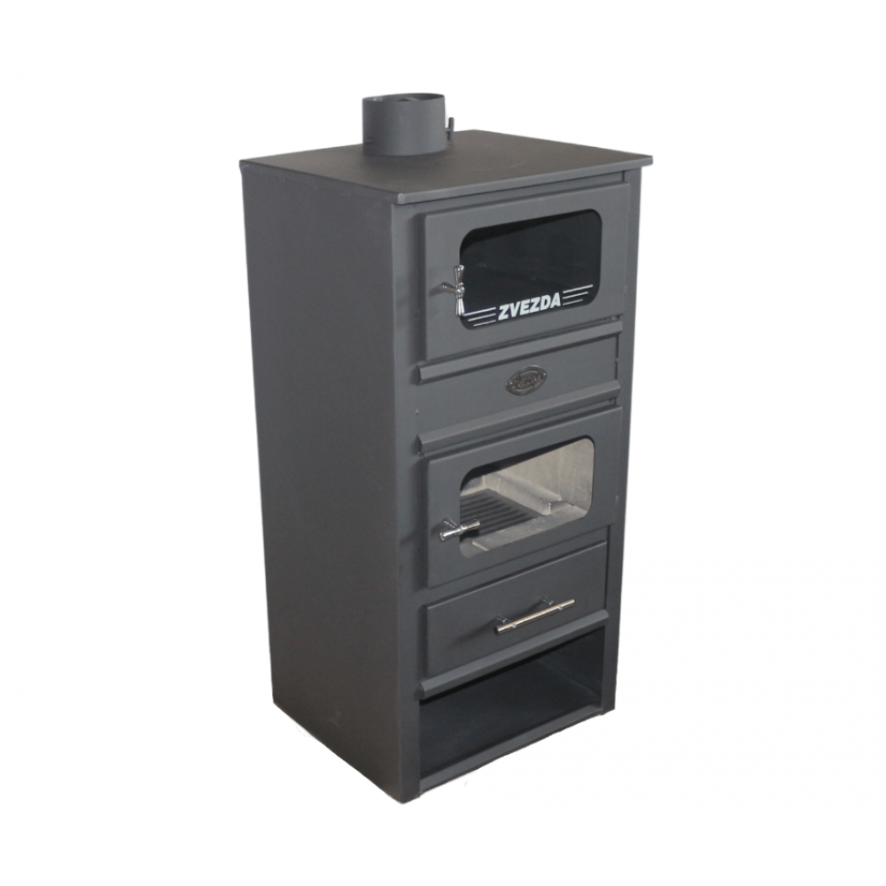 Wood burning stove with oven Zvezda MF 22, 10.9kW | Wood Burning Stoves With Oven | Wood Burning Stoves |