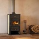 Wood burning stove with back boiler Prity S3 W13, 9.9kW, Log | Wood Stoves With Back Boiler | Wood Burning Stoves |