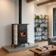 Wood burning stove with back boiler Prity S3 W13 RK Dantela, 9.9kW | Wood Stoves With Back Boiler | Wood Burning Stoves |