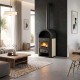 Wood burning stove with back boiler Prity W17, 15.9kW | Wood Stoves With Back Boiler | Wood Burning Stoves |
