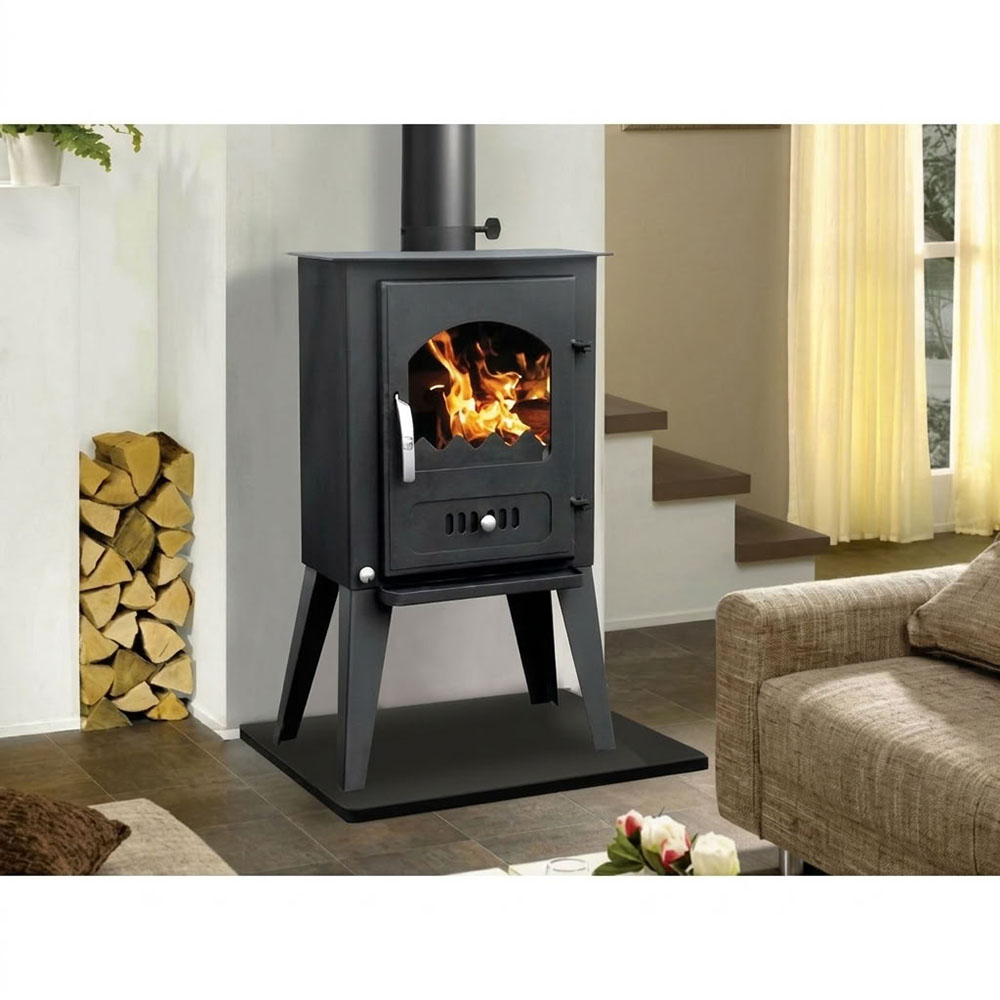 Wood burning stove Verso 1 LL, 7.5kW | Wood Burning Stoves | Stoves |