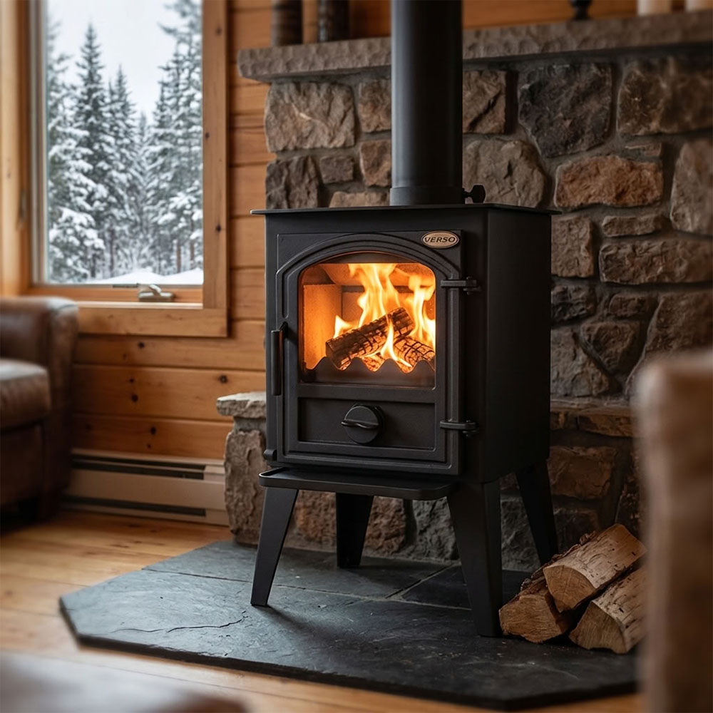Wood burning stove Verso 1 LL CID, 7.5kW | Wood Burning Stoves | Stoves |