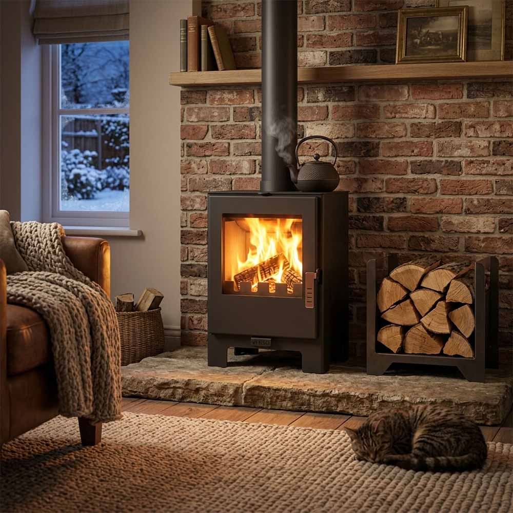 Wood burning stove Verso 2L, 5 kW | Wood Burning Stoves | Stoves |