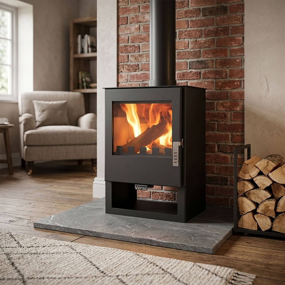 Wood burning stove Verso 3, 5kW | Wood Burning Stoves | Stoves |