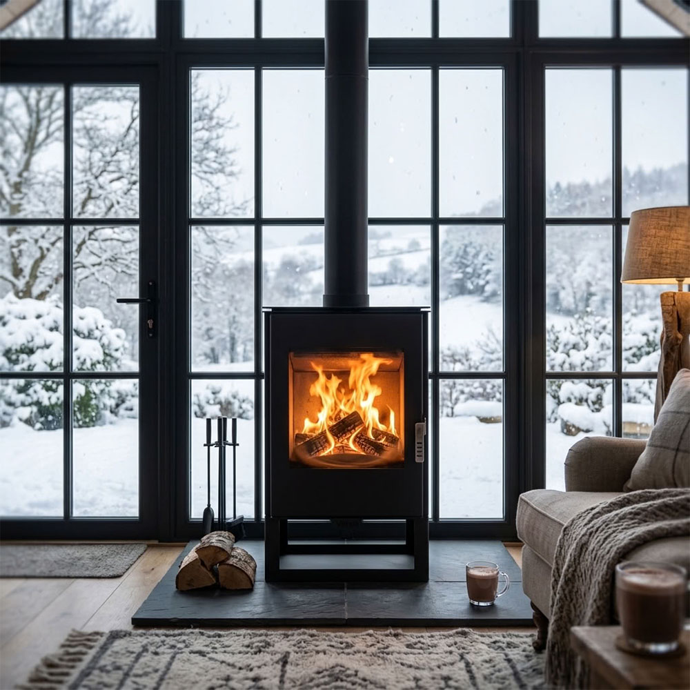 Wood burning stove Verso Ina, 7.5kW | Wood Burning Stoves | Stoves |