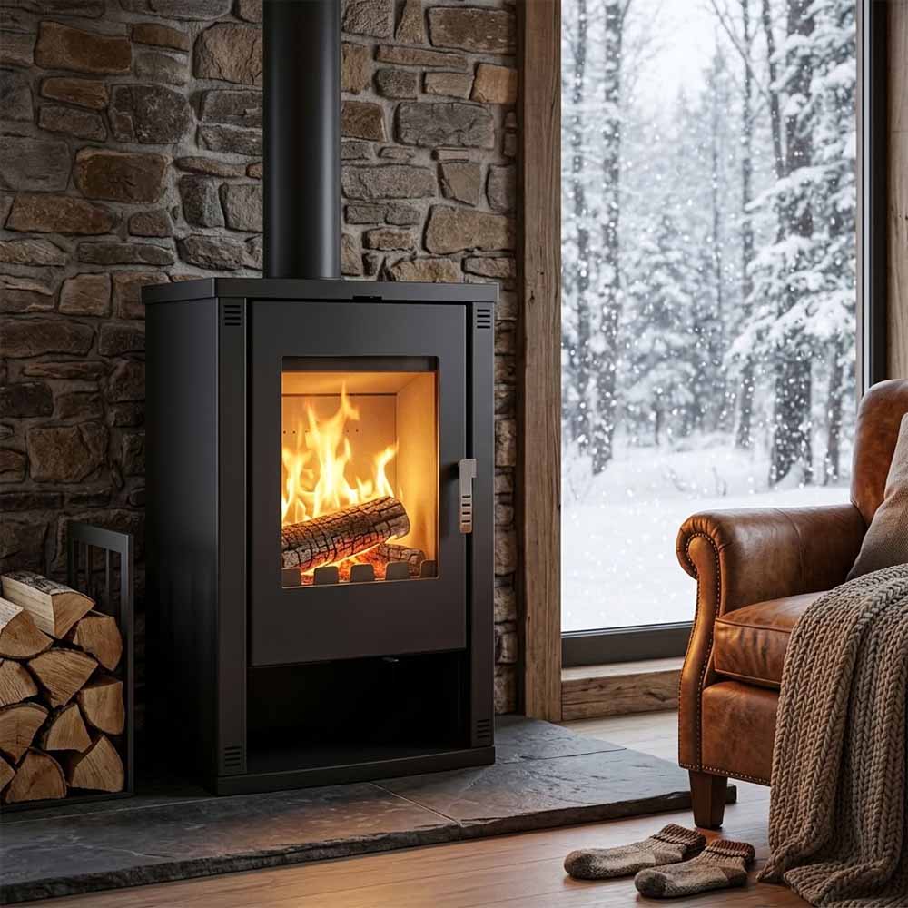 Wood burning stove Verso Lheia, 7.5 kW | Wood Burning Stoves | Stoves |