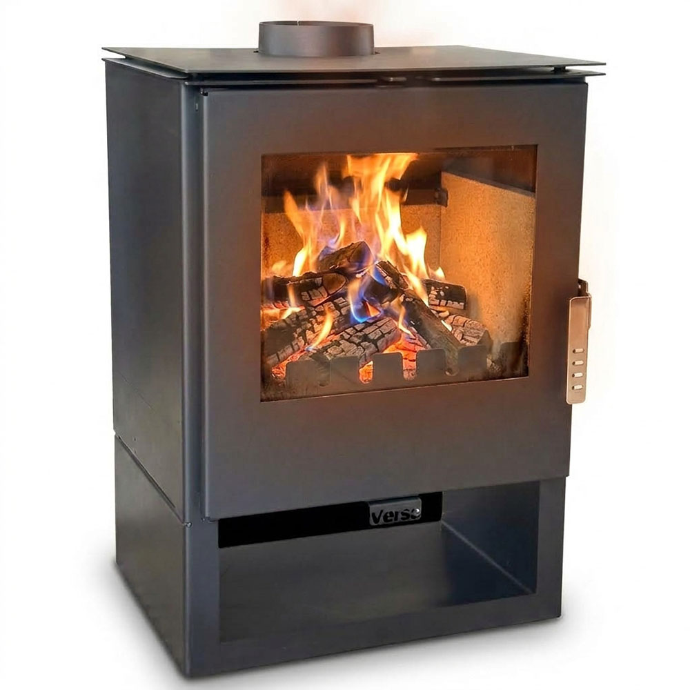Wood burning stove Verso Rheia, 5 kW | Wood Burning Stoves | Stoves |