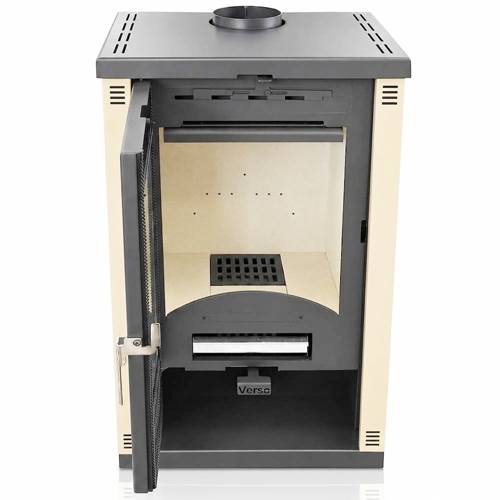 Wood burning stove Verso Theia, Ivory, 9kW | Wood Burning Stoves | Stoves |