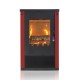 Wood burning stove Verso Theia, Bordeaux, 9kW | Wood Burning Stoves | Stoves |