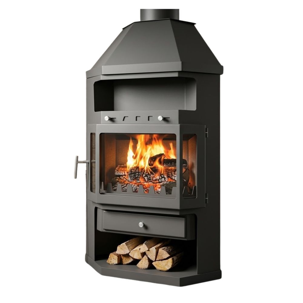 Wood burning stove Zvezda Fantasia 22, 10.8kW | Wood Burning Stoves |  |