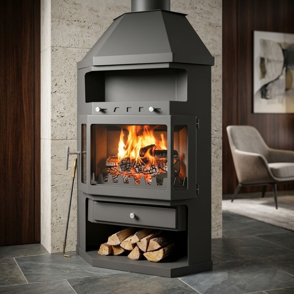 Wood burning stove Zvezda Fantasia 22, 10.8kW | Wood Burning Stoves |  |