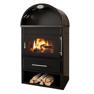 Wood burning stove Zvezda K 1 Eko K Black, 6.9kW - Zvezda