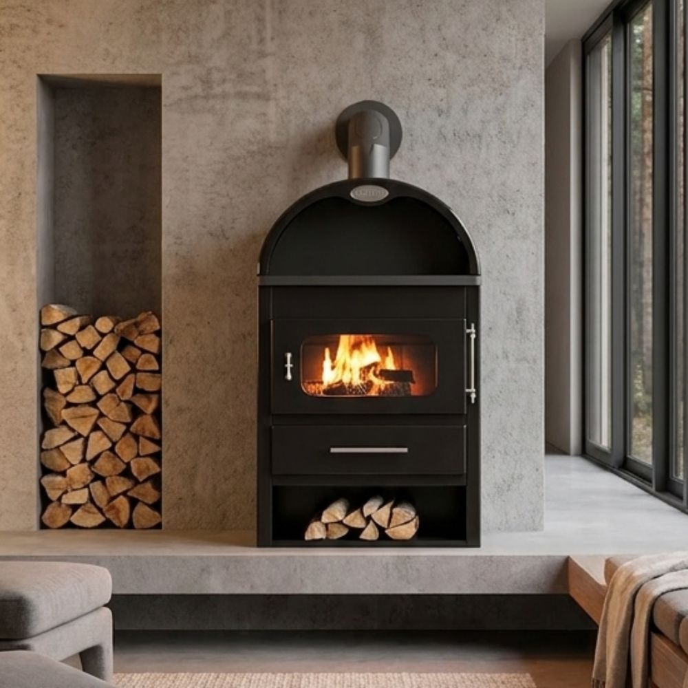 Wood burning stove Zvezda K 1 Eko K Black, 6.9kW | Wood Burning Stoves |  |