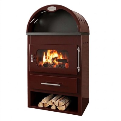 Wood burning stove Zvezda K 1 Eko K Brown, 6.9kW - Zvezda