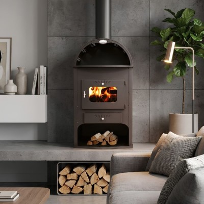 Wood burning stove Zvezda Maxi Kupol, 14.6kW - Zvezda