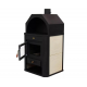 Wood burning stove with back boiler Prity W17, 15.9kW | Wood Stoves With Back Boiler | Wood Burning Stoves |