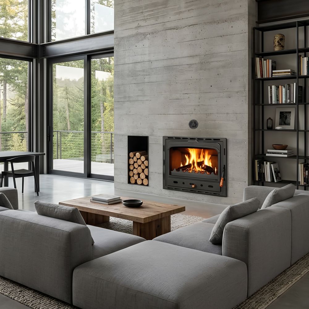 Wood Burning Fireplace Prity 2C, 16kW | Wood Burning Fireplaces | Fireplaces |