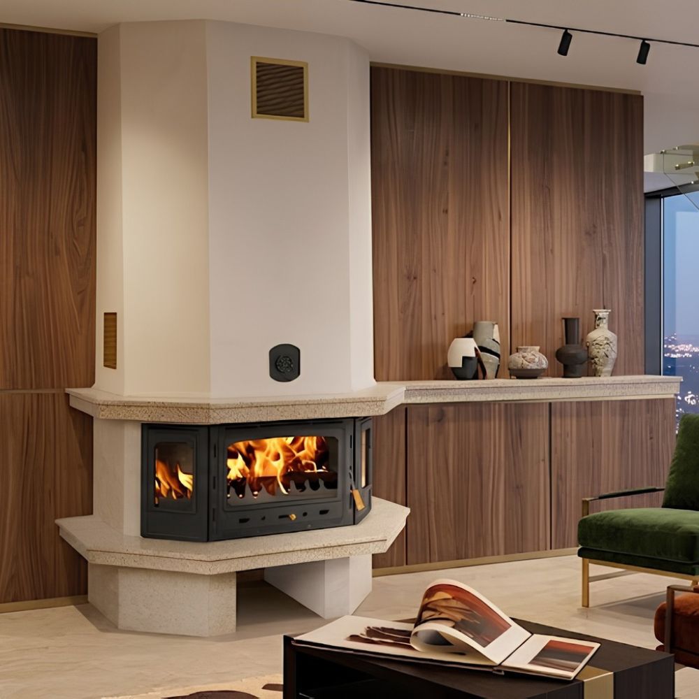 Wood Burning Fireplace Prity TC, 16kW | Wood Burning Fireplaces | Fireplaces |