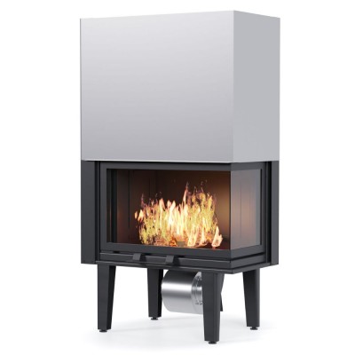 Wood Burning Fireplace Balkan Energy ATS CORNER 700, right, 16.1kW - Product Comparison