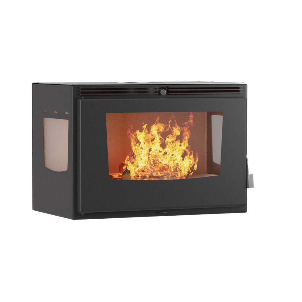 Wood Burning Fireplace Balkan Energy ΑTS INSERT PANORAMA 800, 13.96kW | Wood Burning Fireplace Inserts | Wood Burning Fireplaces |