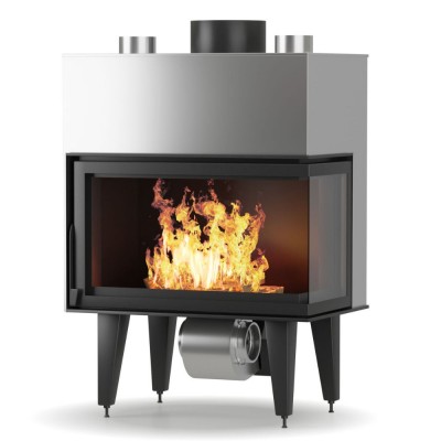 Wood Burning Fireplace Balkan Energy ATS STABLE AIR CORNER 700, with air ducts, right, 14.01kW - Product Comparison