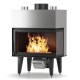 Wood Burning Fireplace Balkan Energy ATS STABLE AIR CORNER 900, with air ducts, right, 16.40kW | Modern Fireplaces | Wood Burning Fireplaces |
