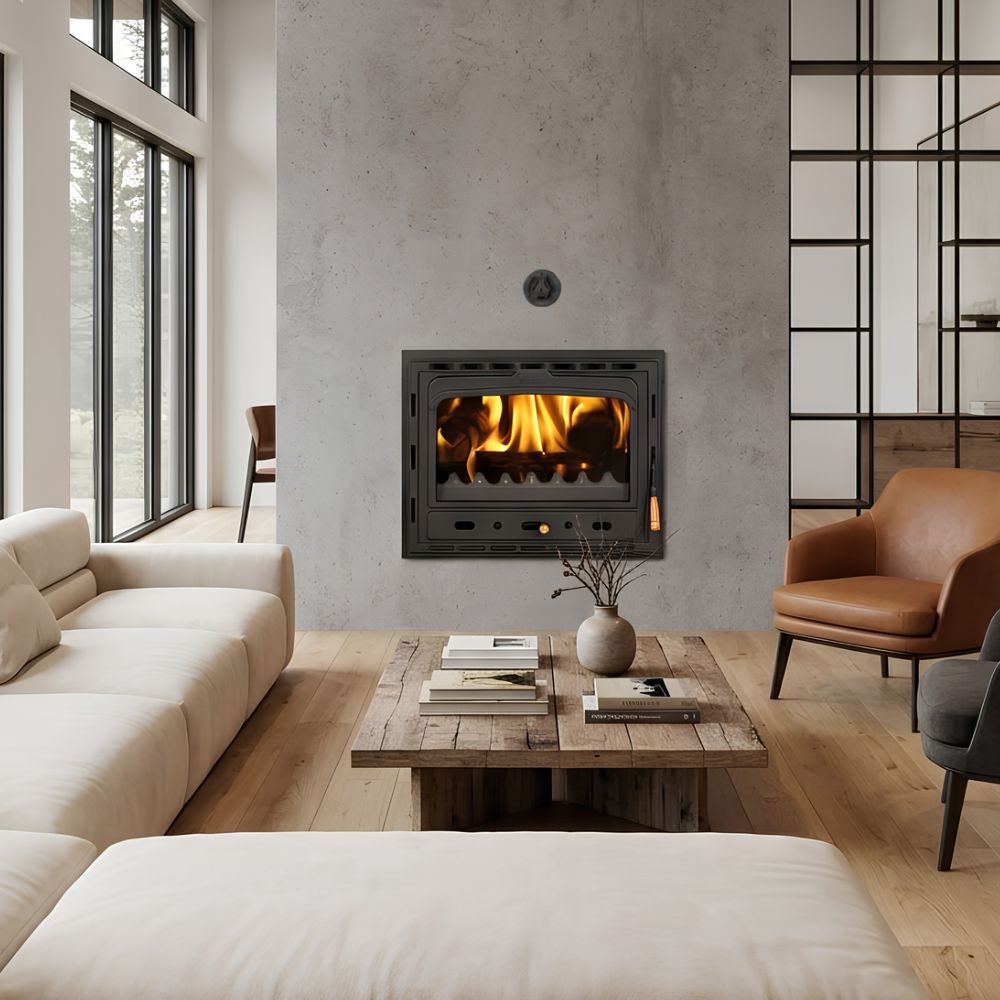 Wood Burning Fireplace Prity AC, 14kW | Wood Burning Fireplaces | Fireplaces |