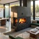 Wood Burning Fireplace Prity O, 10kw, Right | Wood Burning Fireplaces | Fireplaces |