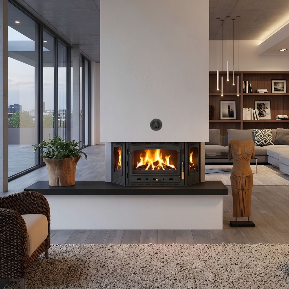 Wood Burning Fireplace Prity TCF, 19kW | Cast Iron Fireplaces | Wood Burning Fireplaces |