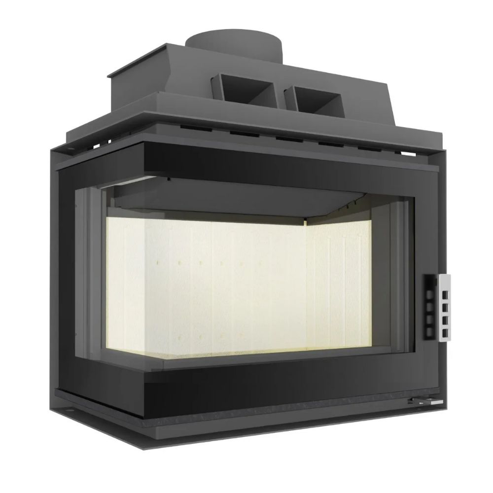 Wood Burning Fireplace  UNIFLAM 600 DURO S with air supply, left side, 11kW | Wood Burning Fireplace Inserts | Wood Burning Fireplaces |