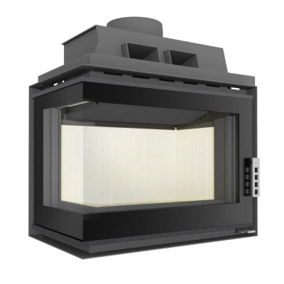 Wood Burning Fireplace  UNIFLAM 600 DURO S with air supply, left side, 11kW - Wood Burning Fireplaces