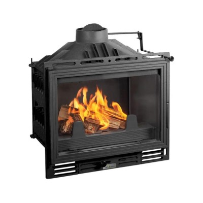 Wood Burning Fireplace UNIFLAM 600 ECO with damper and air supply, 8kW - Wood Burning Fireplaces