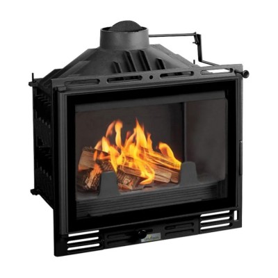 Wood Burning Fireplace UNIFLAM 600 PLUS ECO with damper and air supply, 8kW - Wood Burning Fireplaces