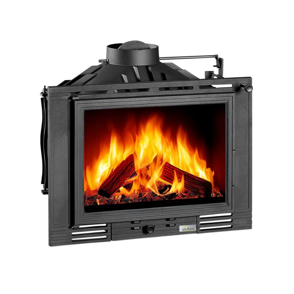 Wood Burning Fireplace UNIFLAM 700 ECO with damper, 8kW | Wood Burning Fireplace Inserts | Wood Burning Fireplaces |