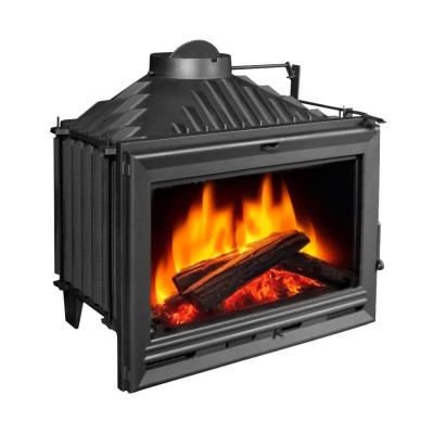 Wood Burning Fireplace UNIFLAM 700 OPTION ECO with damper and air supply, 10kW - Wood Burning Fireplaces