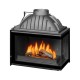 Wood Burning Fireplace UNIFLAM 700 PLUS ECO with damper and air supply, right side, 9kW | Cast Iron Fireplaces | Wood Burning Fireplaces |