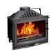 Wood Burning Fireplace UNIFLAM 700 SELENIC ECO with damper, 10kW | Cast Iron Fireplaces | Wood Burning Fireplaces |