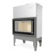 Wood Burning Fireplace UNIFLAM 860 DURO with air ducts and air supply, 13kW | Wood Burning Fireplace Inserts | Wood Burning Fireplaces |