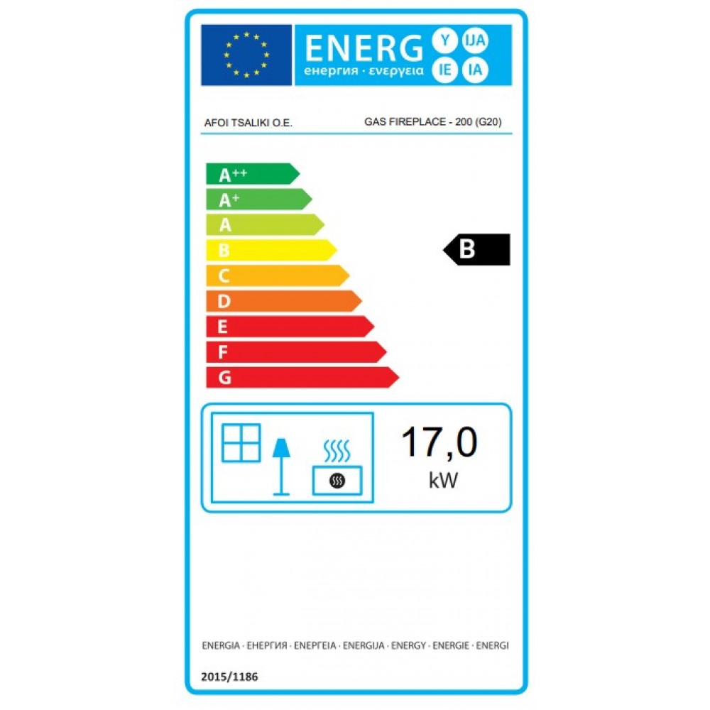 Gas fireplace Balkan Energy GAS CORNER 200, 17kW | Gas fireplaces |  |
