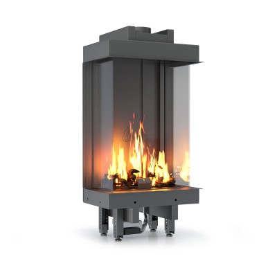 Gas fireplace Balkan Energy GAS STANDING CORNER, 3.9kW - 6.0kW - Gas fireplaces