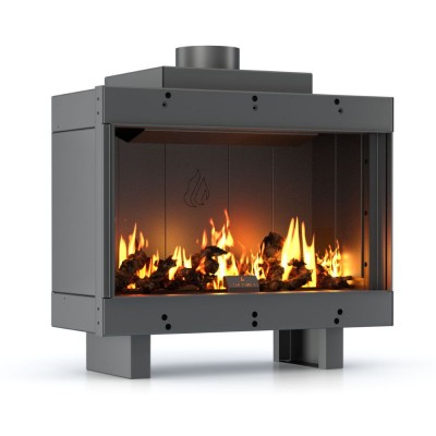 Gas fireplace Balkan Energy GAS STRAIGHT 70, 7.8kW - Gas fireplaces