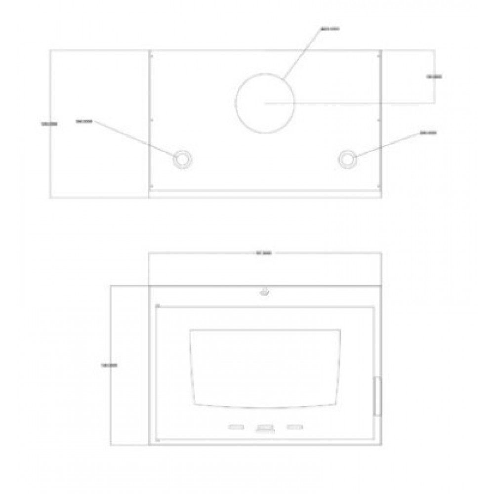Wood Burning Fireplace with Back Boiler Balkan Energy ATS INSERT HYDRO 800, 16.11kW | Back Boiler Fireplaces | Wood Burning Fireplaces |