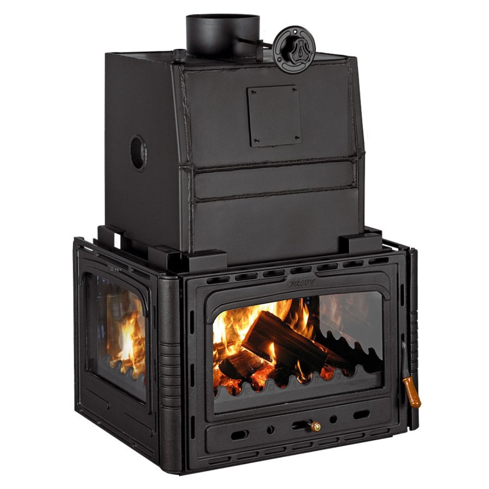 Wood Burning Fireplace with Back Boiler Prity 3C W28, 28.2kw | Back Boiler Fireplaces | Wood Burning Fireplaces |