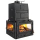 Wood Burning Fireplace with Back Boiler Prity 3C W35, 35kw | Back Boiler Fireplaces | Wood Burning Fireplaces |