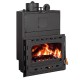 Wood Burning Fireplace with Back Boiler Prity AC W20, 20kw | Back Boiler Fireplaces | Wood Burning Fireplaces |
