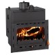 Wood Burning Fireplace with Back Boiler Prity C W18, 18,4kw | Back Boiler Fireplaces | Wood Burning Fireplaces |